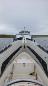 motorboot slepen slopen afvoeren zeeland